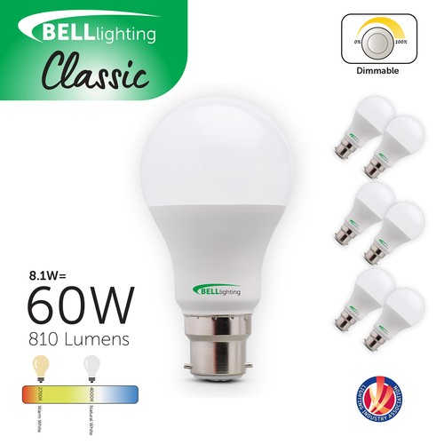 Bell b22 dimmable - dimmable, bulbs