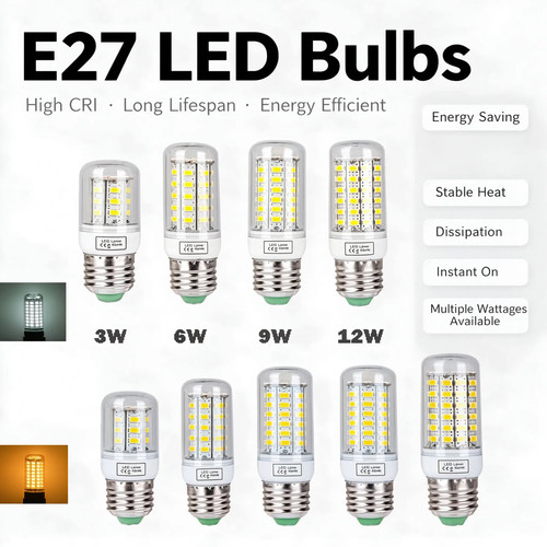 E27 led bulb 9w - e27,