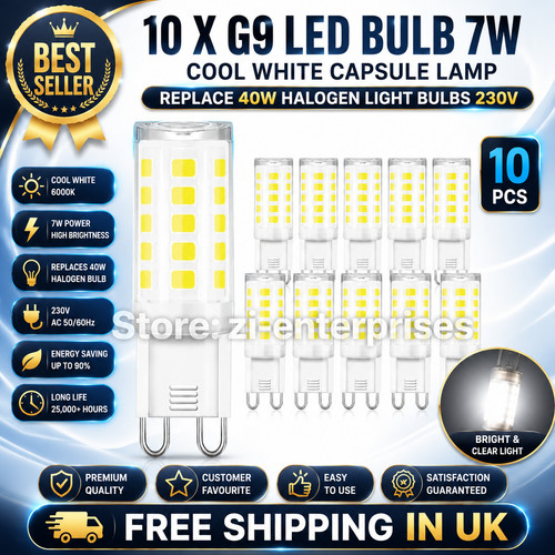 Led bulb 7w cool - bulb, white