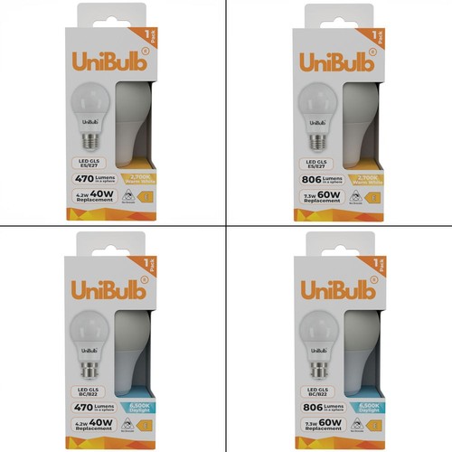 Unibulb led gls - led, b22