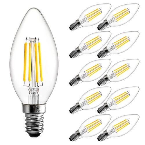 E14 led candle light bulbs - e14, c35
